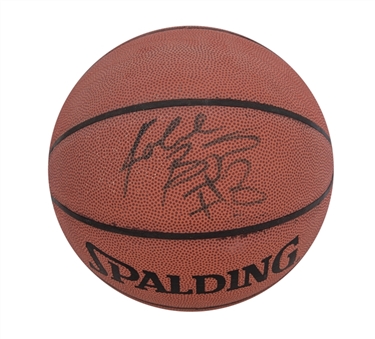 Kobe Bryant Signed Spalding Basketball Signed on 7-14-1996 During NBA Summer League Prior to NBA Debut  (Beckett)